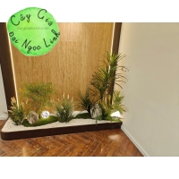 TIỂU CẢNH CÂY GIẢ TRANG TRÍ VĂN PHÒNG