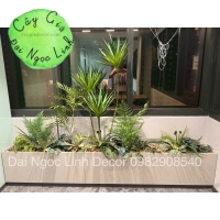 BỒN CÂY GIẢ TRANG TRÍ VĂN PHÒNG NL200-11
